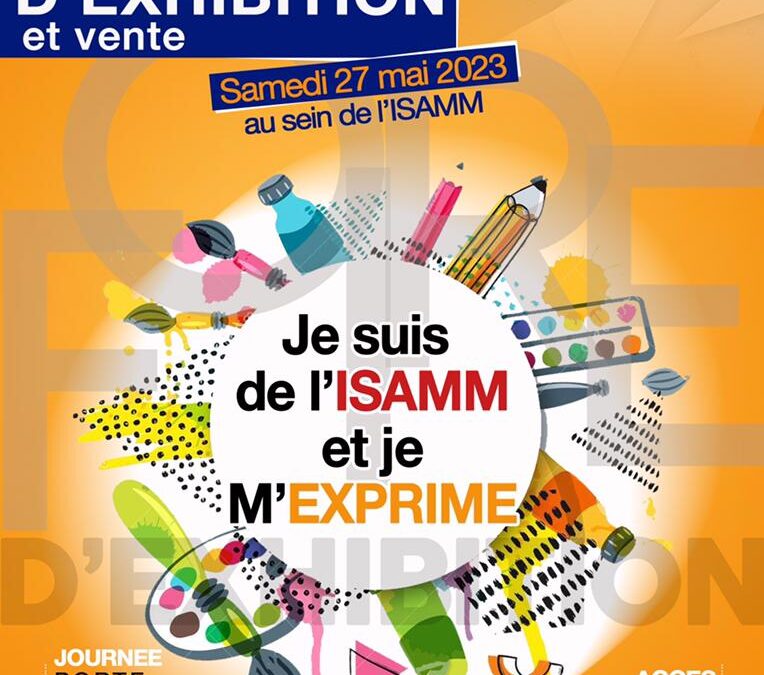 Journée expo/vente à ISAMM en Date du 27/05/2023